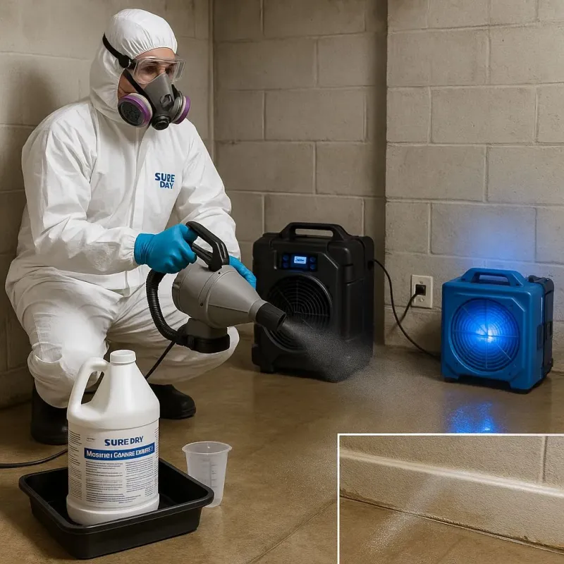 Sanitization and Odor Removal process in Bellevue, IL