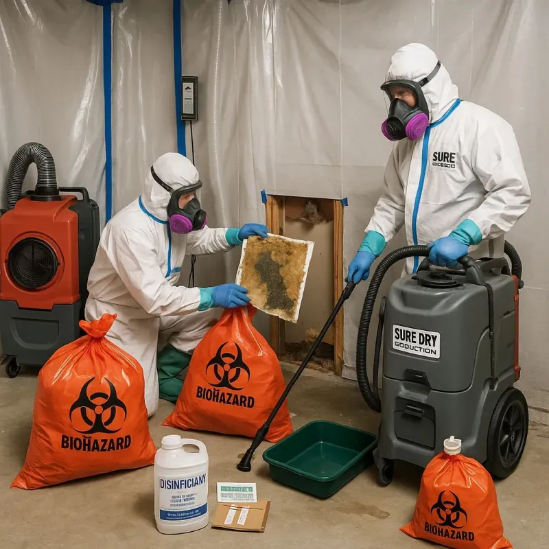 Contaminated Water Handling Protocols process in Bellevue, IL